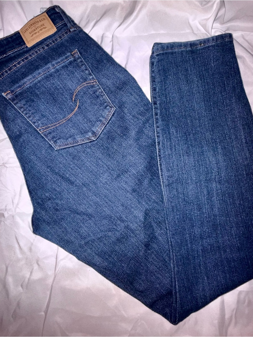 Levi's Women's Skinny Jeans - Dark Blue Denim